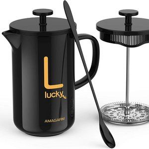 ceramic french press coffee maker tea 34oz 1L tea